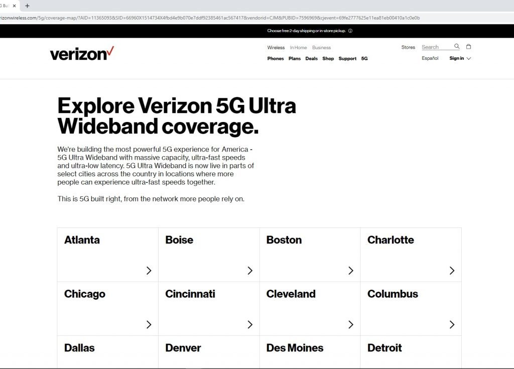 5G Verizon