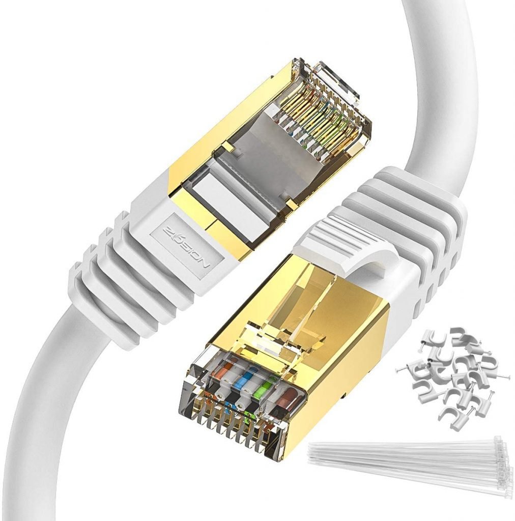 Zoison Ten Foot Shielded Ethernet Cable