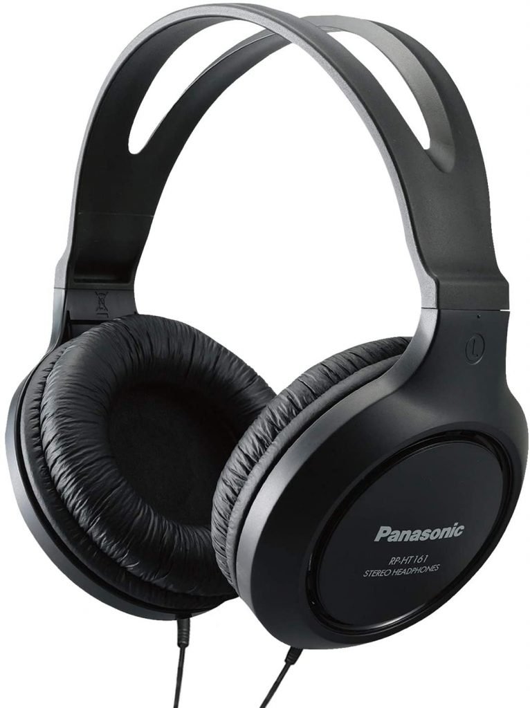 Panasonic RP-HT161-K Full-Sized Over-the-Ear Headphones