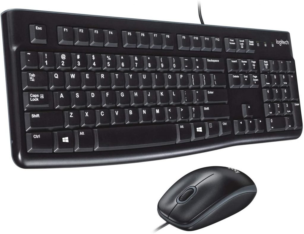 Logitech Desktop MK120 USB Mouse and Keyboard Combo