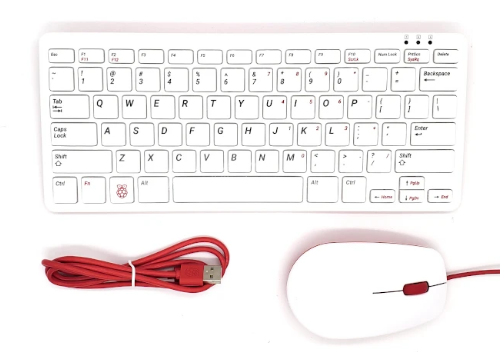 PepperTech Digital Raspberry Pi Official Keyboard and Mouse Value Pack